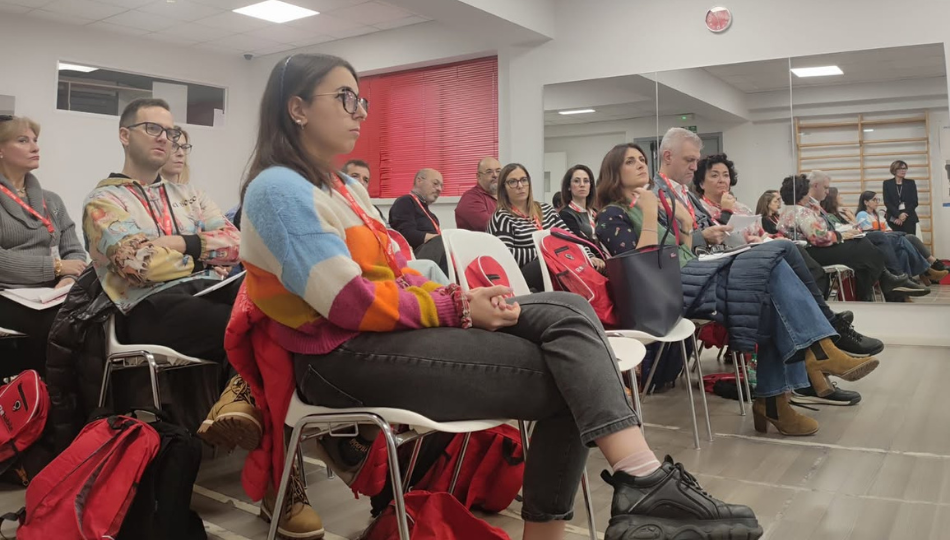 Il pubblico presente durante il corso di formazione